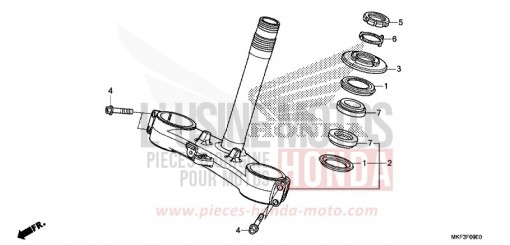 TIGE DE DIRECTION CBR1000S1J de 2018